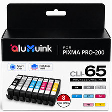 CLI-65 Ink Cartridge for PIXMA PRO-200 PIXMA PRO-200S C/B/M/Y/PC/PM/LGY/GY picture