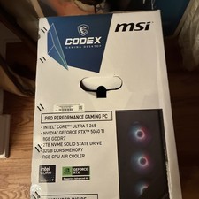 MSI Codex R2 AI Gaming Desktop Ultra 7 265 16GB 2TB SSD RTX 5060 Ti Clean picture