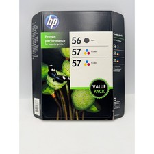 HP Ink Cartridges 56 57 Combo-Pack Multi New Value Pack 3-Count picture