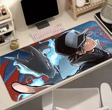 Mega Charizard X Pokemon Playmat TCG Card Game Mat Gaming Mouse Pad 24x14 in picture
