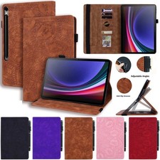 Leather Flower Totem Card Slot Tablet For Samsung Galaxy Tab S10 Lite S10 FE picture