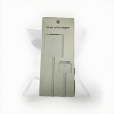 GENUINE APPLE 30 PIN TO VGA ADAPTER MC552ZM/B picture