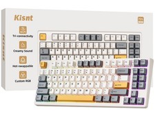 KN85 Wireless Mechanical Keyboard, 75% Layout, Bluetooth/2.4GHz/USB-C, Custom... picture