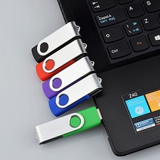 5PCS 2GB Swivel Memory Stick USB Flash Drive Pen Drives Thumb U Disk Mix-color picture