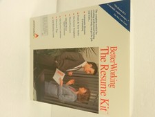 Spinnaker Resume Kit IBM PC Tandy 5.25 with User Guide BX-RKT Vintage 1988 picture
