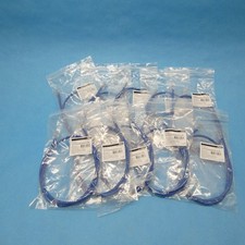 Legrand Quiktron 566-110-003 QTY 10 Cat 6 RJ45 Patch Cord Blue 3 FT picture
