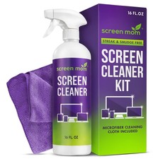 Screen Mom Cleaner Spray and Microfiber 16 Fl Oz (Pack of 1), purple picture
