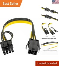 Essential 6-Pin Female to 8-Pin Male Power Cable - 8.6 Inch for Gaming Upgrades picture