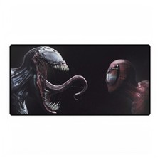 Venom And Spider-Man Confrontation Dark Portrait Mouse Pad Desk Mats Marvel picture