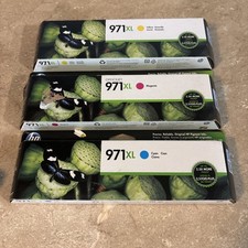 HP 971XL Color CMY Officejet Pro Cartridge Ink - Exp. 2 -2019/ 1- 2016 picture