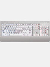 Azio Vision Mac USB-C Keyboard, Backlit/Large Print, KB540 picture