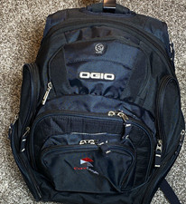 OGIO Tech Specs Street Laptop Backpack Black Nylon Padded Universal Compatible picture