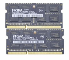 Elpida 8GB (2x4GB) 1Rx8 PC3L-12800S Apple RAM Memory EBJ41UF8BDU5-GN-F picture