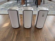 NETGEAR Orbi 970 Series WiFi 7 Mesh Network System Router + 2 Satellites RBE973 picture