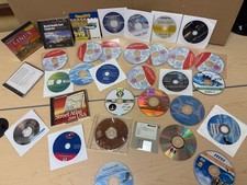 Vintage Software Disc & Media Collection Lot - Windows XP 95 Linux Driver CDs picture