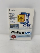 COREL WinZip 15 Plus Software CD Windows with WinZip Courier 3.0 picture