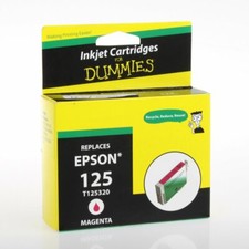 Ink for Dummies T1253 Inkjet Cartridge, Magenta picture