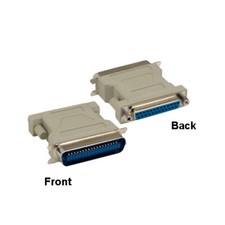 DB25 25Pin Female to CN36 36Pin Male Molded Adapter Parallel Port to Centronics picture