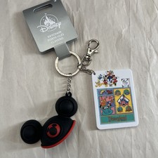 Disney Parks Mickey Ear Hat Puzzle Fidget Keychain Clip Bag Charm 2025 picture