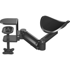 BONTEC Ergonomic Adjustable Computer Arm Rest EH01 Black 360 Rotate Elbow Rest picture