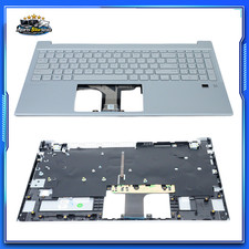 Palmrest For HP Pavilion 15-EH 15-EG Backlit Keyboard Silver M08910-001 US FRP picture
