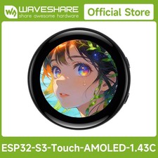 Waveshare ESP32-S3 1.43inch AMOLED Round Touch Display Development Board picture