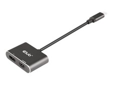 Club 3D Multi Stream Transport Hub USB 3.2 Type C > DisplayPort+ HDMI CSV-1552 picture