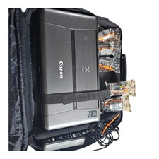 LOT: Canon PIXMA IP110 Wireless Mobile Printer Jet W Case Power +5 Ink Cartridge picture