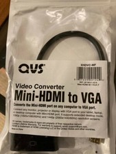 Qvs XHDVC-MF Mini-hdmi To Vga Adap Video Converter (xhdvcmf) picture