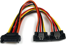 Startech 6In Latching SATA Power Y Splitter Cable (PYO2LSATA) picture