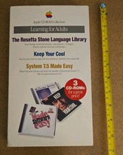 Vintage Apple Mac Software CD-Rom Collection 1994 Learning For Adults Set picture