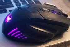 Zelotes T-80 Big Mac Wired USB Optical Gaming Mouse Color Changing Lights picture