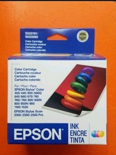 GENUINE OEM EPSON S020191 GENUINE Color Inkjet Single Unit Cartridge EXPIRED picture