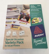 Avery 3250 Special Occasion Variety Pack For Ink Jet Printers NEW SEALED picture
