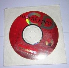 Vintage Diamond SupraExpress 56/56sp Modem Installation Windows PC CD-ROM (1998) picture