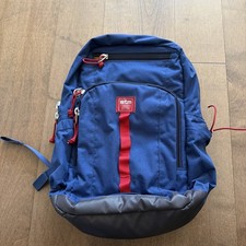 STM Myth Laptop Backpack Blue Red 18L Used Fits 15 Inch MacBook Pro picture