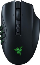 Razer Naga V2 Pro MMO Optical Wireless Gaming Mouse Black Certified Refurbished picture