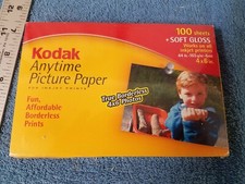Kodak Anytime Picture Photo Paper Soft Gloss 4x6 100 Sheets picture