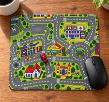 Personalized Street Sign Mouse Pad Custom Name Retro Road Rug Play Mat Gift picture