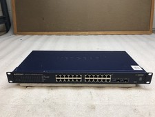 NETGEAR GS724Tv1 24-Port Gigabit Ethernet Smart Switch with 2 SFP Ports w/ Pwr picture