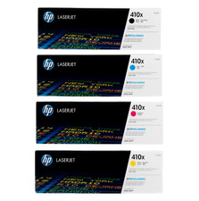 3 Sets Genuine HP 410X High Yield Toner Set BK/C/M/Y Factory Sealed picture