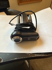 Logitech Webcam USB Black Auto-Focus Carl Zeiss Lens Geniune V-U0009 Pro 9000 picture