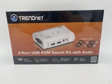TRENDnet TK-209K 2-Port DVI USB KVM Switch Kit w Audio Factory Sealed picture