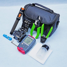 Fiber Optic Tool Kit, VFL + OPM 10 Wavelength + RJ45 Network Test, FTTH picture