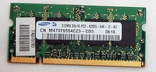 SAMSUNG Laptop 512mb DDR2 PC4200 RAM Memory Single Stick V000080450 PC2-4200S picture