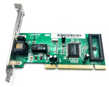 Linksys LNE100TX Version 5.1 10/100Mbps PCI Ethernet Network LAN NIC Card EM1578 picture