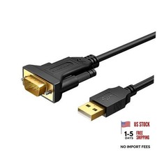 USB to RS232 Serial Adapter Cable, DB9 - Gold Plated USB 3.3FT PL2303 Chipset picture