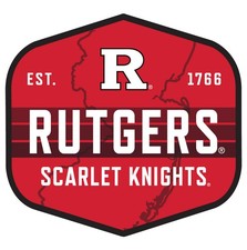 Rutgers Scarlet Knights Scenic Background Offic. Lic. Sticker/Magnet picture