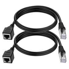 Ethernet Extension Cable 2Pack Ethernet LAN Male to Female Network picture
