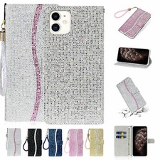 Luxury Glitter Wallet Cover Case For S10 S20 S21 S22 S23 S24 FE S25 A13 A16 A53 picture